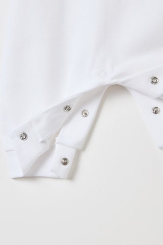 Jumpsuit van <b>biologisch katoen</b> - Wit