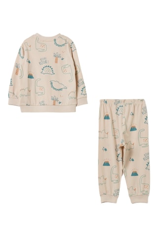 Biologisch Katoenen Pyjama Beige