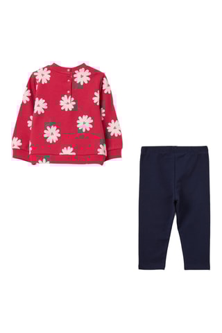 Sweater en Broek - Rood en Nachtblauw