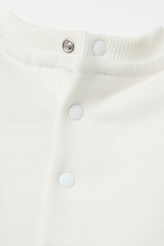 Biologisch Katoenen Sweater en Joggingbroek - Wit en Blauw