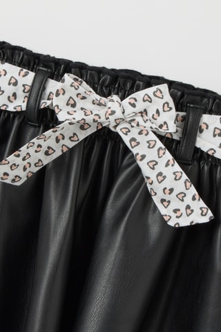 Blouse en Rok -  Wit en Zwart