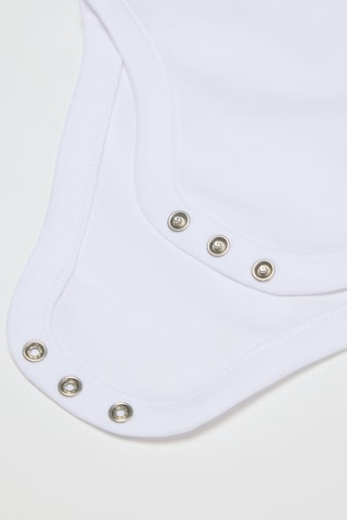 3 Biologische Katoenen Rompertjes - Wit