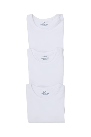 3 Biologische Katoenen Rompertjes - Wit