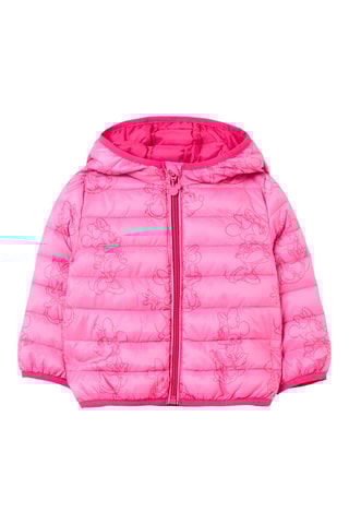 Gewatteerde Jas met Capuchon Minnie Disney- Roze