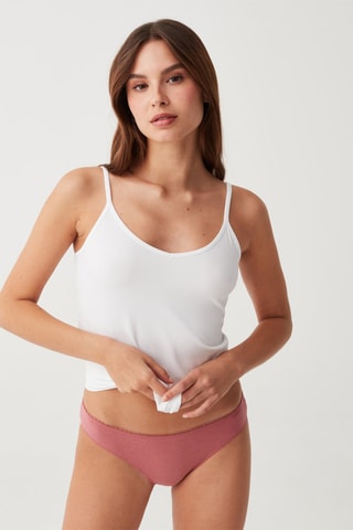 3 Slips - Roze en Beige 