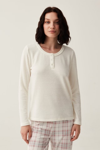 Pyjama - Wit en Grijs