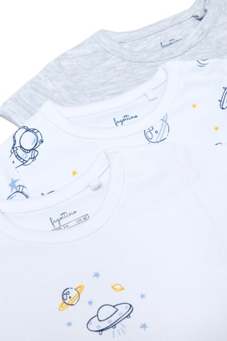 3 Rompertjes - Grijs