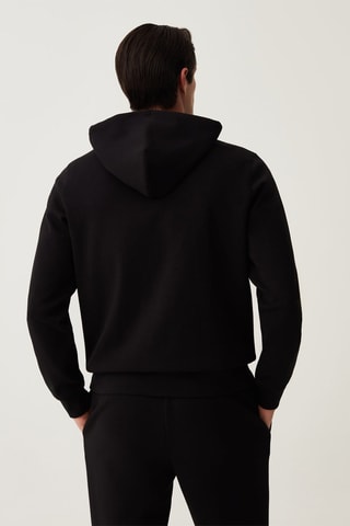 Sweater met Capuchon - Zwart