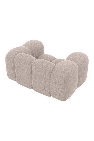 Fauteuil Nuvola - Beige - Tissu structuré