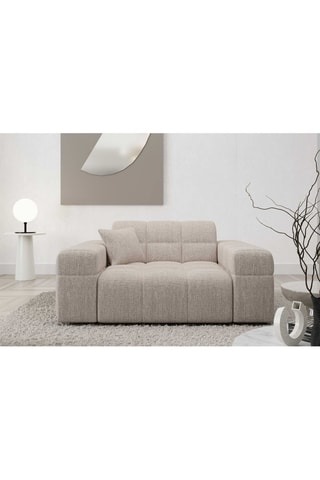 Fauteuil Cardano - Beige - Tissu structuré