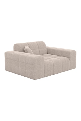 Fauteuil Cardano - Beige - Tissu structuré