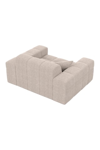 Fauteuil Cardano - Beige - Tissu structuré