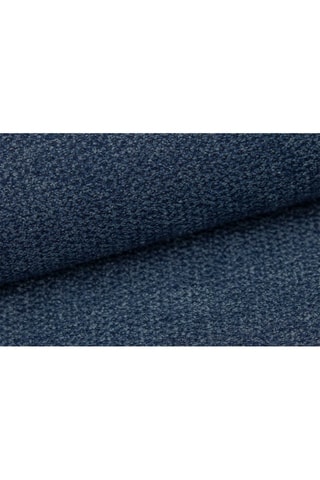 Fauteuil Ragusa - Bleu foncé - En tissu structuré