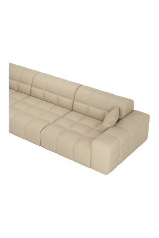 Canapé Cardano - Beige - 4 places - En cuir