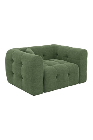 Fauteuil Baloo - Vert - En tissu structuré