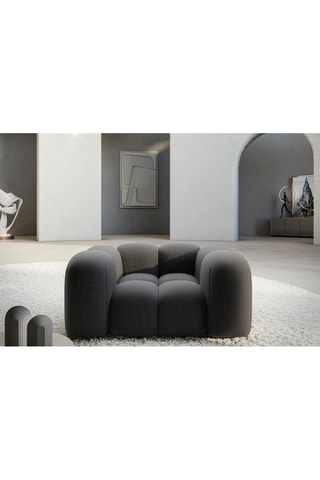 Fauteuil Nuvola - Anthracite - En polyester