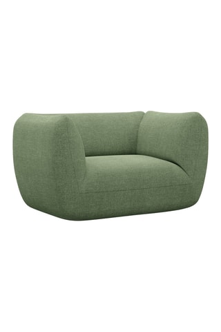 Fauteuil Leroy - Vert - Tissu structuré