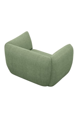 Fauteuil Leroy - Vert - Tissu structuré