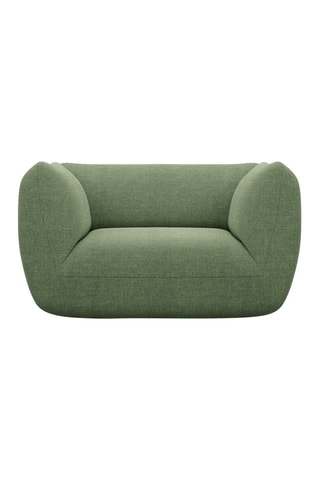 Fauteuil Leroy - Vert - Tissu structuré