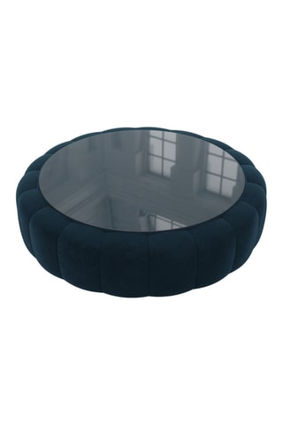 Table basse ronde Nuvola - Bleu foncé