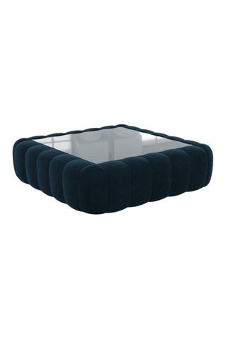 Table basse carrée Nuvola - Bleu foncé