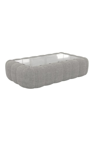 Table basse rectangulaire Nuvola - Gris clair