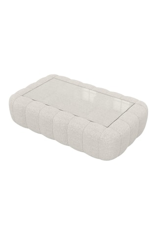 Table basse rectangulaire Nuvola - Blanc