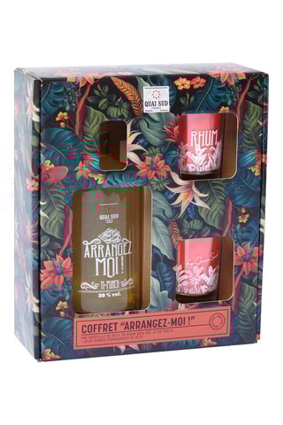 Ti-punch Arrangez-moi avec 2 verres - 70 cl