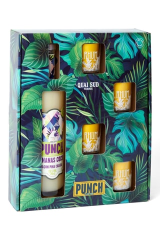 Coffret Punch Planteur Ananas-coco - 5 produits