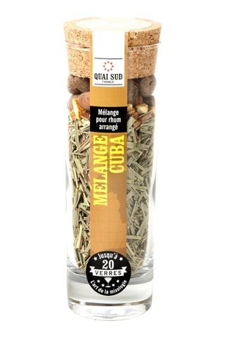 Préparation fèves de cacao-cannelle pour rhum arrangé Mélange Cuba - 40 g