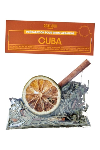Préparation fèves de cacao-cannelle pour rhum arrangé Cuba - 30 g