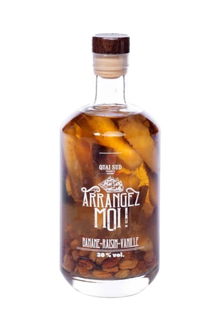 Rhum arrangé à la banane, raisin et vanille - 50 cl