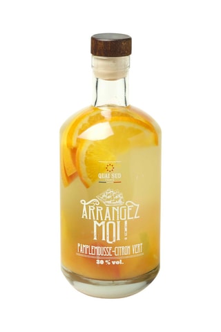 Rhum arrangé au pamplemousse, orange et citron vert - 70 cl