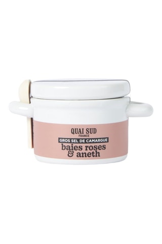 Gros sel de Camargue aux baies roses & à l'aneth - 120 g