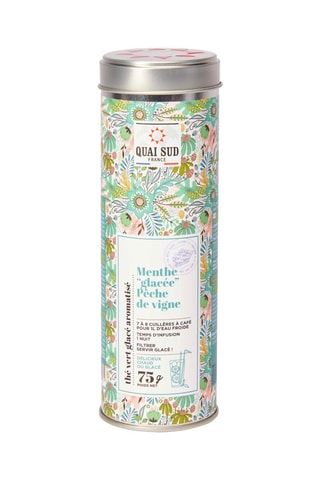 Thé vert pêche de vigne et menthe glacée - 65 g