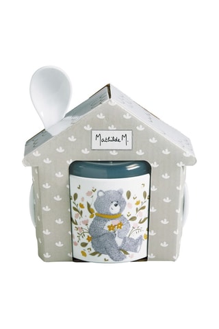 Copo com bico de verter e colher Les malices de Léon et Arthur - 18 cl