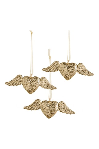 3 corações - Dourado