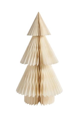 Grand sapin décoratif - Beige - 80 x 80 x 150 cm