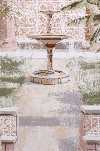 Tableau Escale à Sintra - 90 x 200 cm