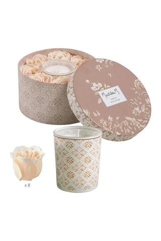 Coffret vela perfumada e sabões "Rose Élixir" Escale à Sintra