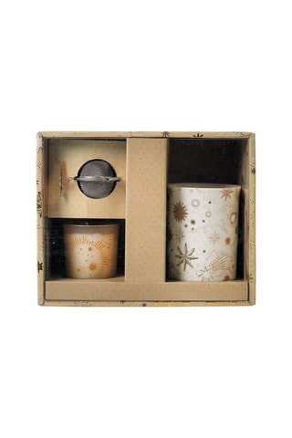 Coffret Fête Céleste vela perfumada e caneca - Marquise
