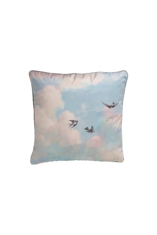 Almofada Paradis d’Astrée Azul-celeste - 45 x 45 cm