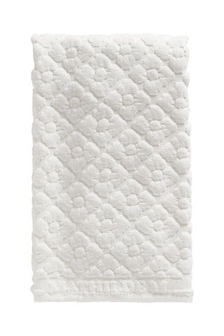 Toalha de mãos Douceur Florale - Branco - 50 x 100 cm