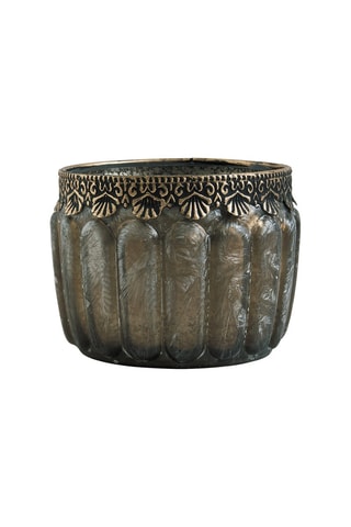 2 x Bases de velas Jardin d'Ailleurs - Marron givré