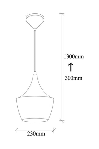 Candeeiro suspenso Preto e vermelho