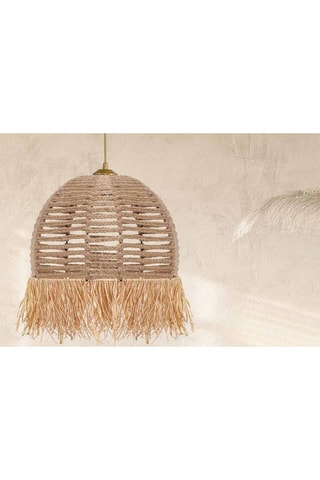 Candeeiro suspenso - Creme - 60 W