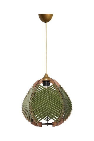 Candeeiro suspenso - Verde - 60 W