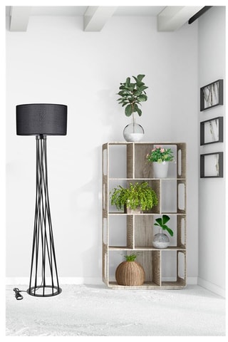 Candeeiro de pé Havin Preto