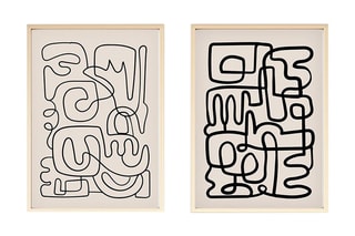 2 quadros em madeira maciça Huhu184 - 50 x 70 cm