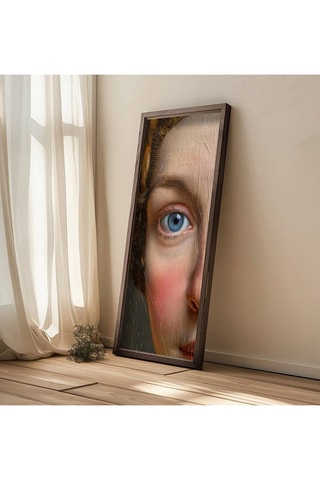 Peinture décorative encadrée en MDF Léandre - 60 x 120 cm